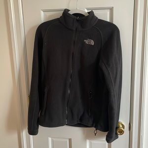 North Face Women’s Black Zip Up Fleece - M